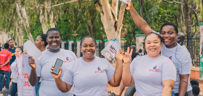 Blood Cells Rescue Inititative Heros spreading the message on Blood donation